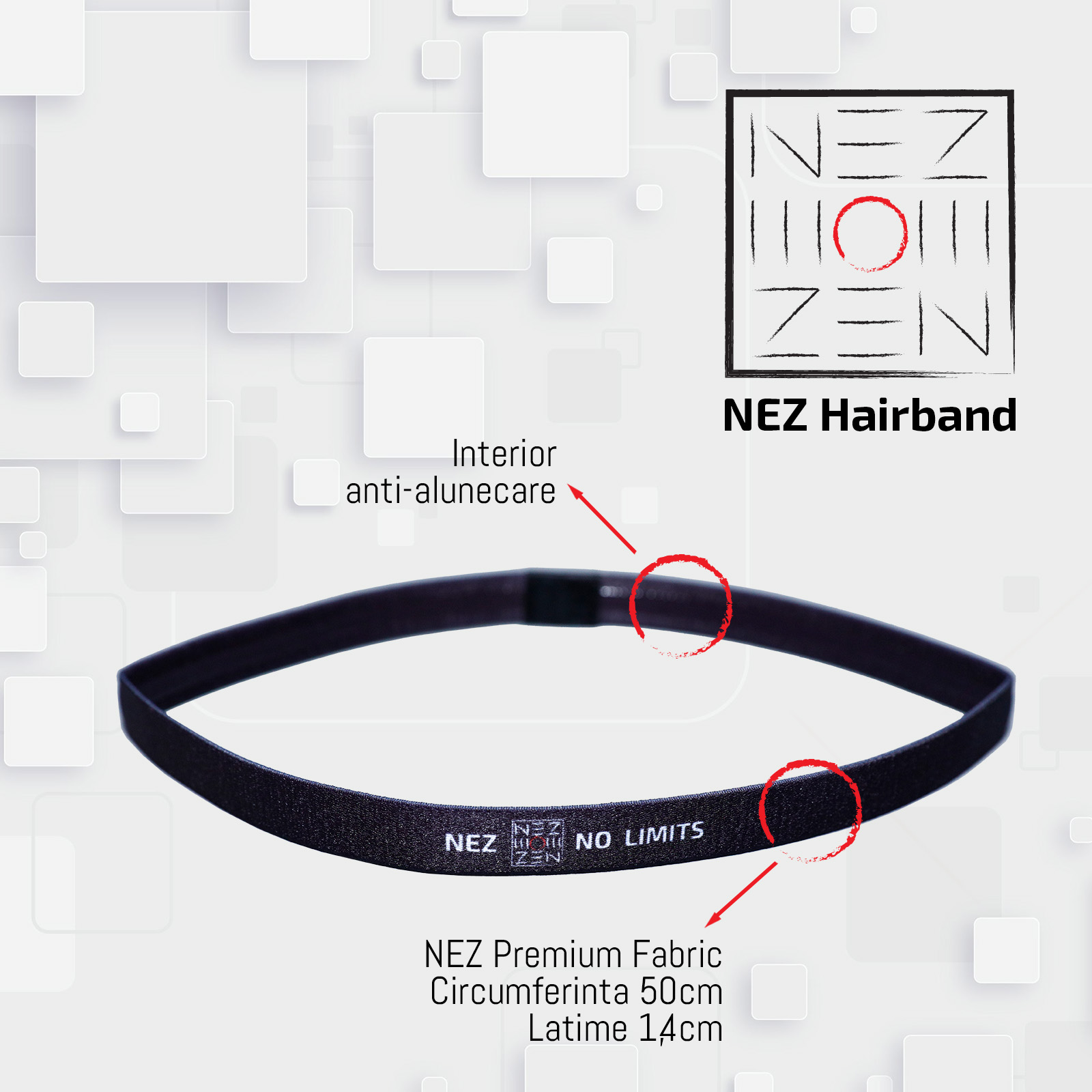 Shop.NEZ.ro – NEZ Hairband – detalii